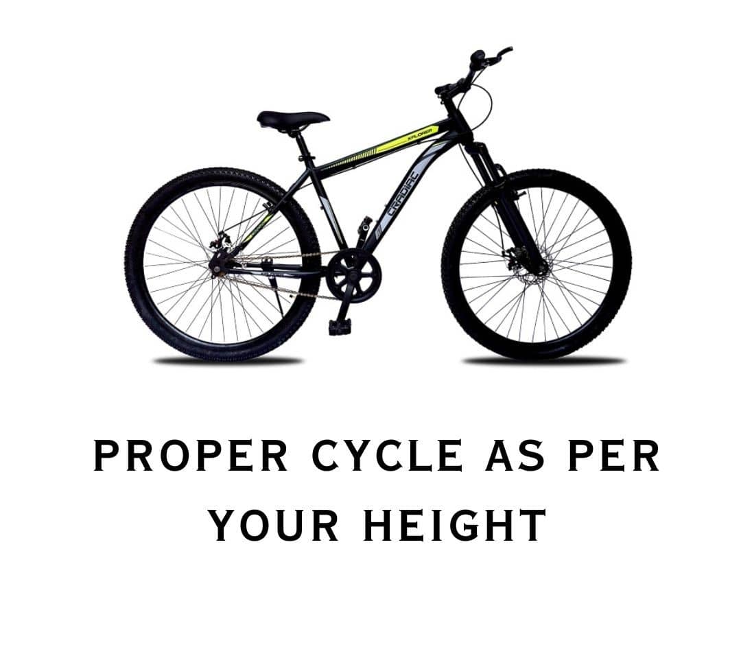 Wheelofit provides proper cycle as per your height for cycling classes